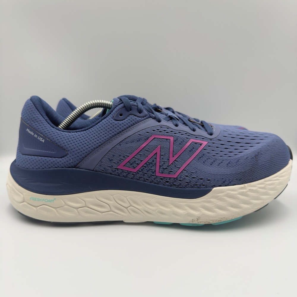 New Balance 1540v4 Women Size 12 Running Shoes Mesh Made in USA Blue W1540NS4